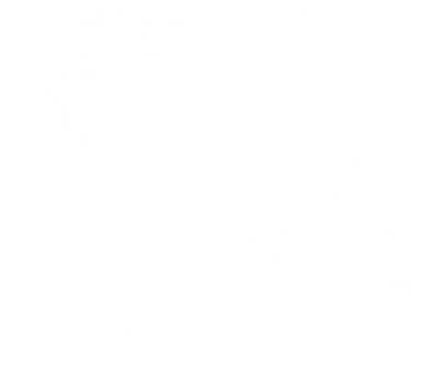 STAKRN Agency logo white